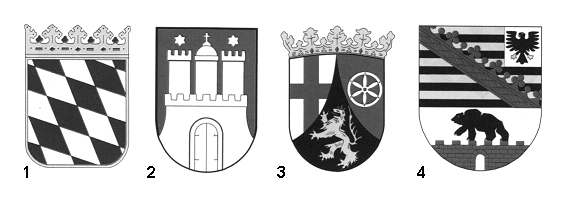 Which coat of arms belongs to the federal state of Saxony-Anhalt?