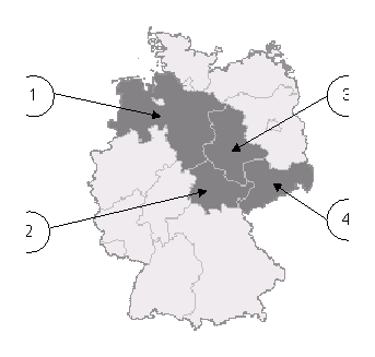 کدام ایالت فدرال Niedersachsen (زاکسن سفلی) است؟